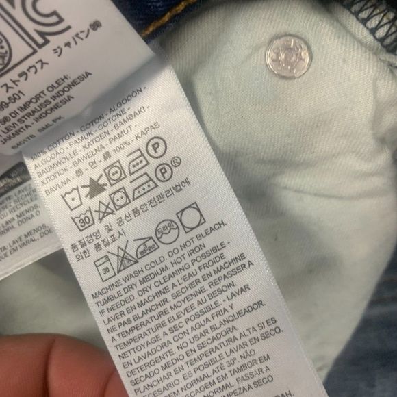 Levi's Men's 511 Big & Tall Distressed Cut Off Denim Jean Shorts Size 42 - Picture 6 of 7